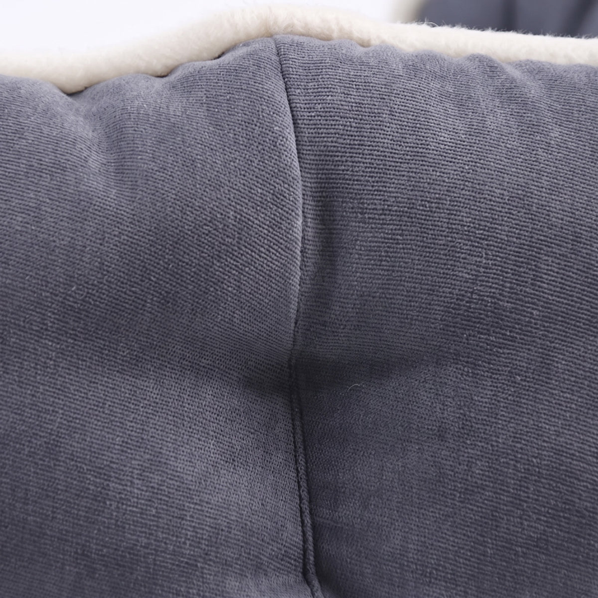 Bolstered Memory-Foam Pet Sofa Bed for Dogs & Cats