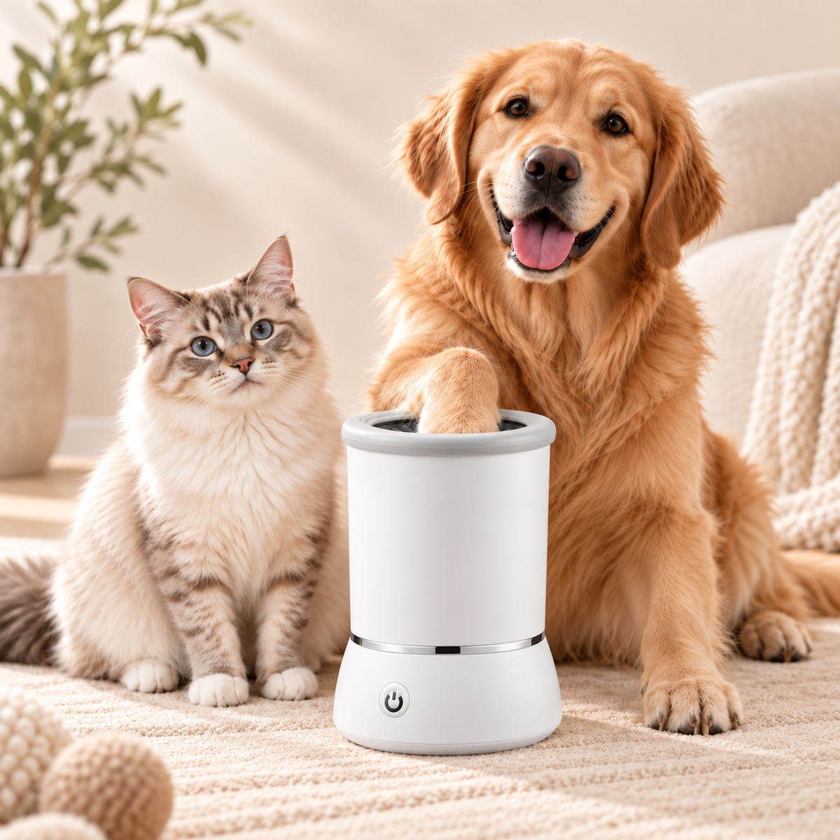Automatic Electric Pet Paw Cleaner for Dogs &amp; Cats
