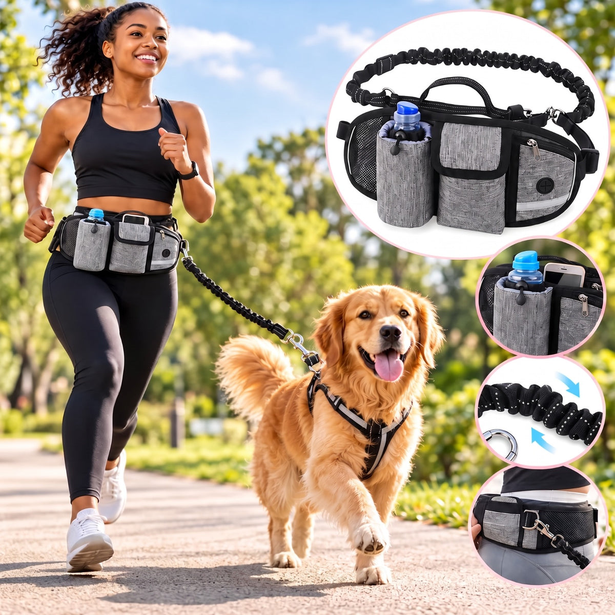 Hands-Free Dog Walking Set