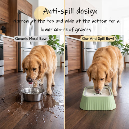Anti-Spill Floating Water Bowl for Dogs &amp; Cats