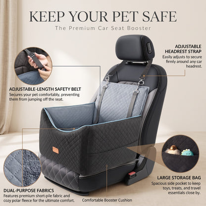 2-in-1 Pet Travel Booster &amp; Comfort Seat